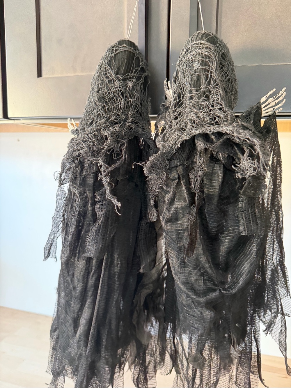 Two black ghosts